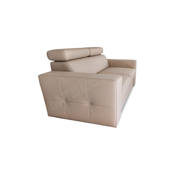 jasna sofa, kanapa etna pikowana - 2 osobowa bokiem